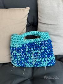 Borsa azzurra/blu