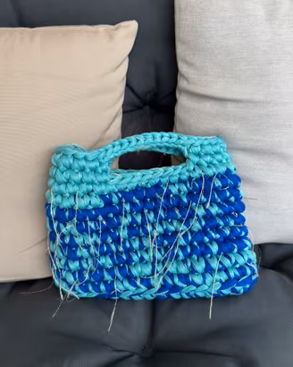 Borsa azzurra/blu