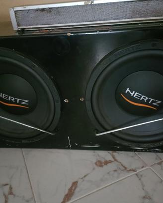 Subwoofer amplificatore impianto stereo hi fi