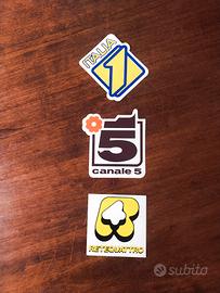adesivi Mediaset 