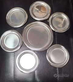 Sottobicchieri AMC acciaio 7pz