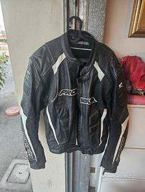 giacca in pelle moto  probiker taglia 56