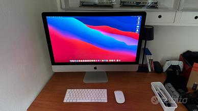 IMac 5k 27 potenziato i7 32gb ram AMD 4gb SSD