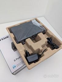 Switch 8 Porte Gigabit D-Link DGS-108