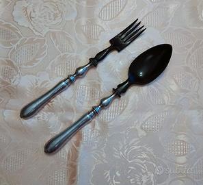 Coppia vintage posate per insalata