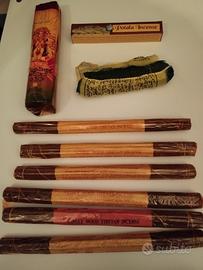 Incenso tibetano origine Nepal e bandierine 