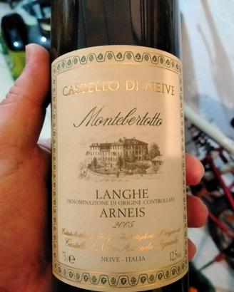 2 bottiglie Arneis DOC Langhe montebertotto 2005