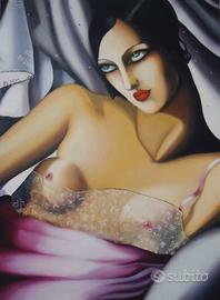 FALSO D'AUTORE - TAMARA DE LEMPICKA - OLIO SU TELA
