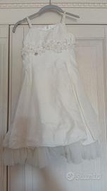 vestito per damigella bambina 5/6 anni 