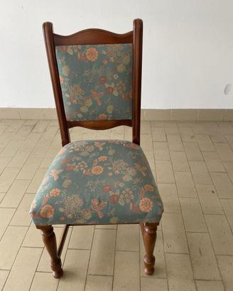 6 sedie in legno massello