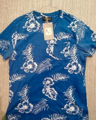T-shirt Piombo Uomo Blu Nuova M