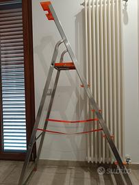 Scala in alluminio 6 gradini 