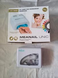 Lampada UV + Kit manicure/pedicure