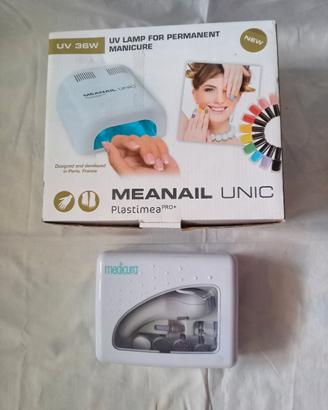 Lampada UV + Kit manicure/pedicure