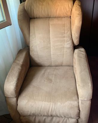 POLTRONA RELAX RECLINABILE SCHIANA GAMBE
