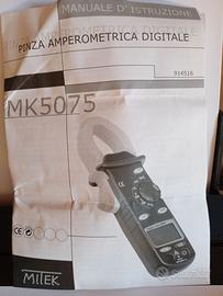 Pinza amperometrica digitale