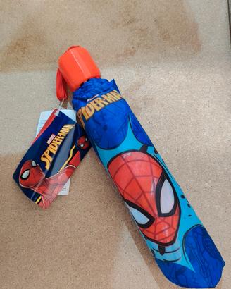 Spiderman ombrello tascabile