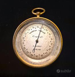 Barometro compensato da tasca, fine XIX sec