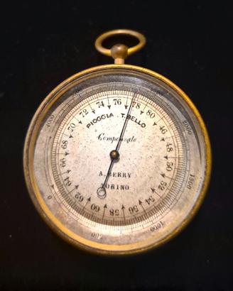 Barometro compensato da tasca, fine XIX sec