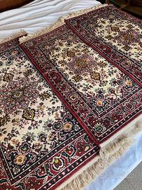 Set di 3 tappeti stile persiano