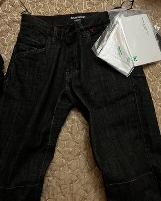 Jeans dainese con protezioni alle ginocchia (donna