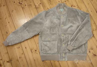 Bomber Vintage in Vera Pelle Scamosciata