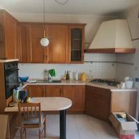 Cucina completa classica elettrodomestici rovere