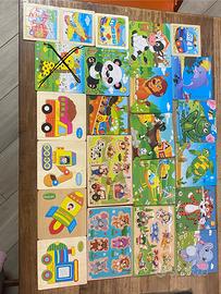 Puzzle in legno