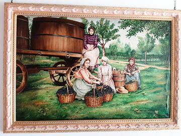 Dipinto rappresentazione della vendemmia