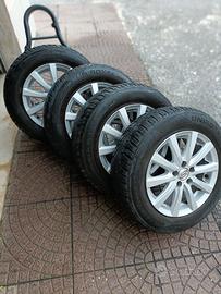 Cerchi lega marca MIM e gomme Uniroyal invernali