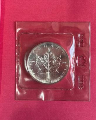 Moneta 5 dollari Canada 1989