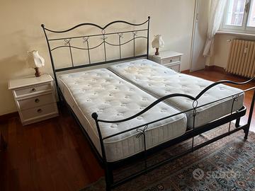 Letto matrimoniale in ferro