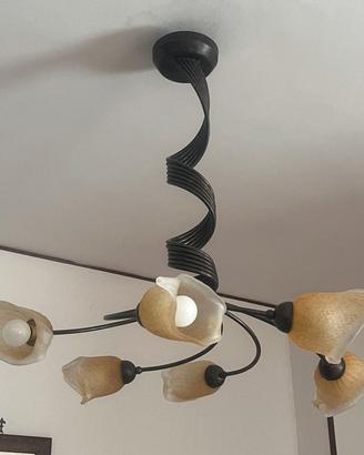 Lampadario rustico