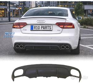 DIFFUSORE AUDI A5 COUPE CABRIO 07-11 LOOK DTM RS