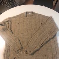 Maglione zara effetto strappato