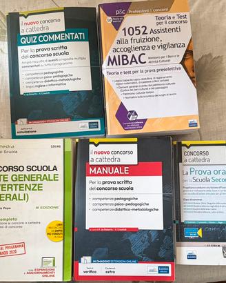 Manuali preparazioni concorsi docenti e non