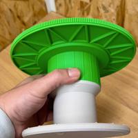 Piatto girevole per verniciatura con aerografo