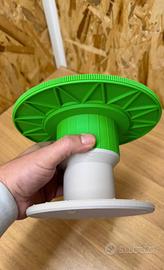 Piatto girevole per verniciatura con aerografo