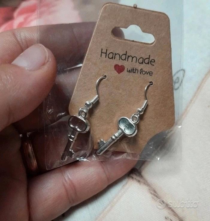 Miniblings Orecchini A Forma Di Chiave Inglese In Miniatura – Fatto A Mano A Berlino, Placcato Argento, Lunghezza 25 Mm, Gioielli Originali Per Lei E Lui