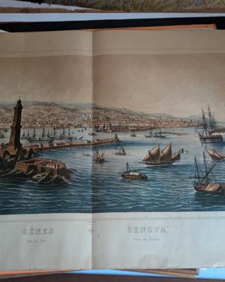 2 stampe antiche di Genova