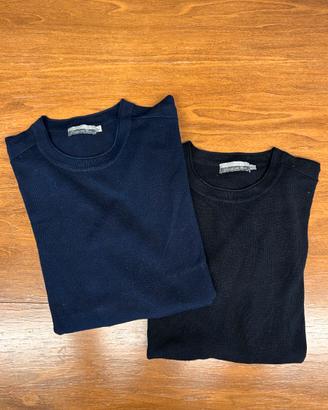 2 X Maglia uomo girocollo Cotton & Silk – taglia L