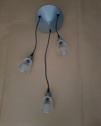 Lampadario a sospensione 3 luci attacco E/14