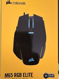 Mouse Corsair M65 rgb elite con cavo