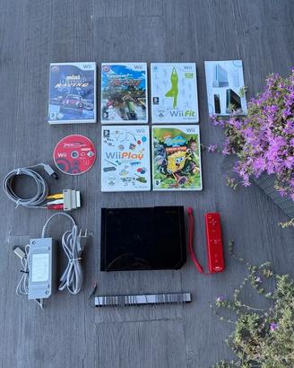 Nintendo Wii Nera con Giochi