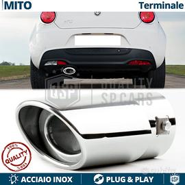 TERMINALE di Scarico ALFA ROMEO MITO Cromato Ovale