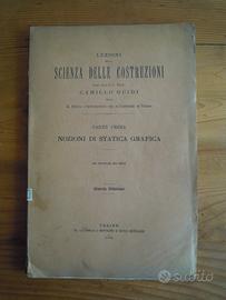 Scienza delle Costruzioni 1904 Ing. Camillo Guidi