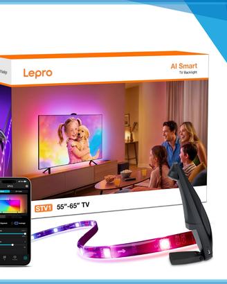 Retroilluminazione smart TV telecamera+strisciaLED