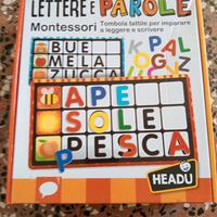 Lettere e Parole Montessori
Giochi per imparare