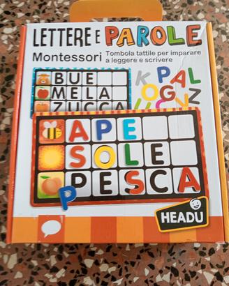 Lettere e Parole Montessori
Giochi per imparare