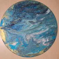 Quadro astratto The Waves 